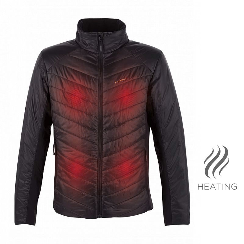Therm-ic heated PowerJacket Speed Men Black