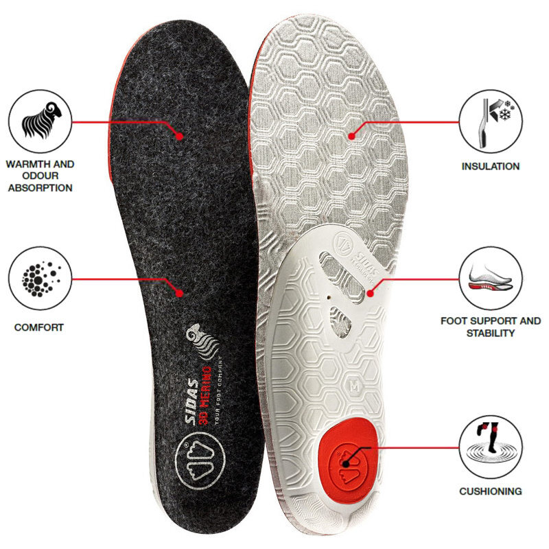Insoles Sidas Winter 3D MERINO