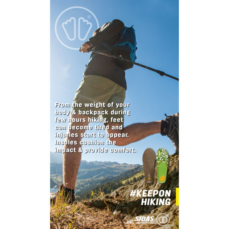 Insoles Sidas UNIVERSAL OUTDOOR 3D