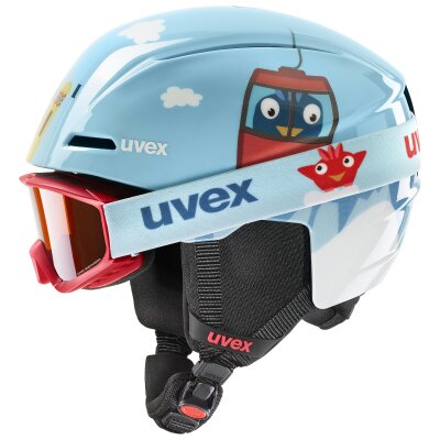 Uvex DOWNHILL 2100 V - Maschera da sci photochromique white mat/mirror  silver variomatic®/clear - Private Sport Shop